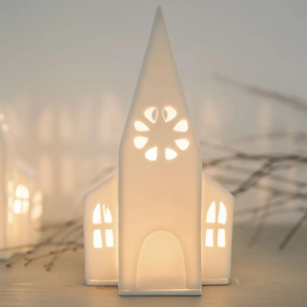 räder Porcelánový svietnik Church 22 cm