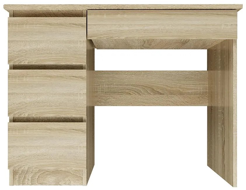 Písací stôl Mijas ľavý dub sonoma