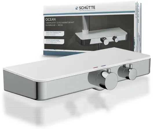 Schütte Sprchová termostatická batéria Ocean (chrómová/biela) (100335888)