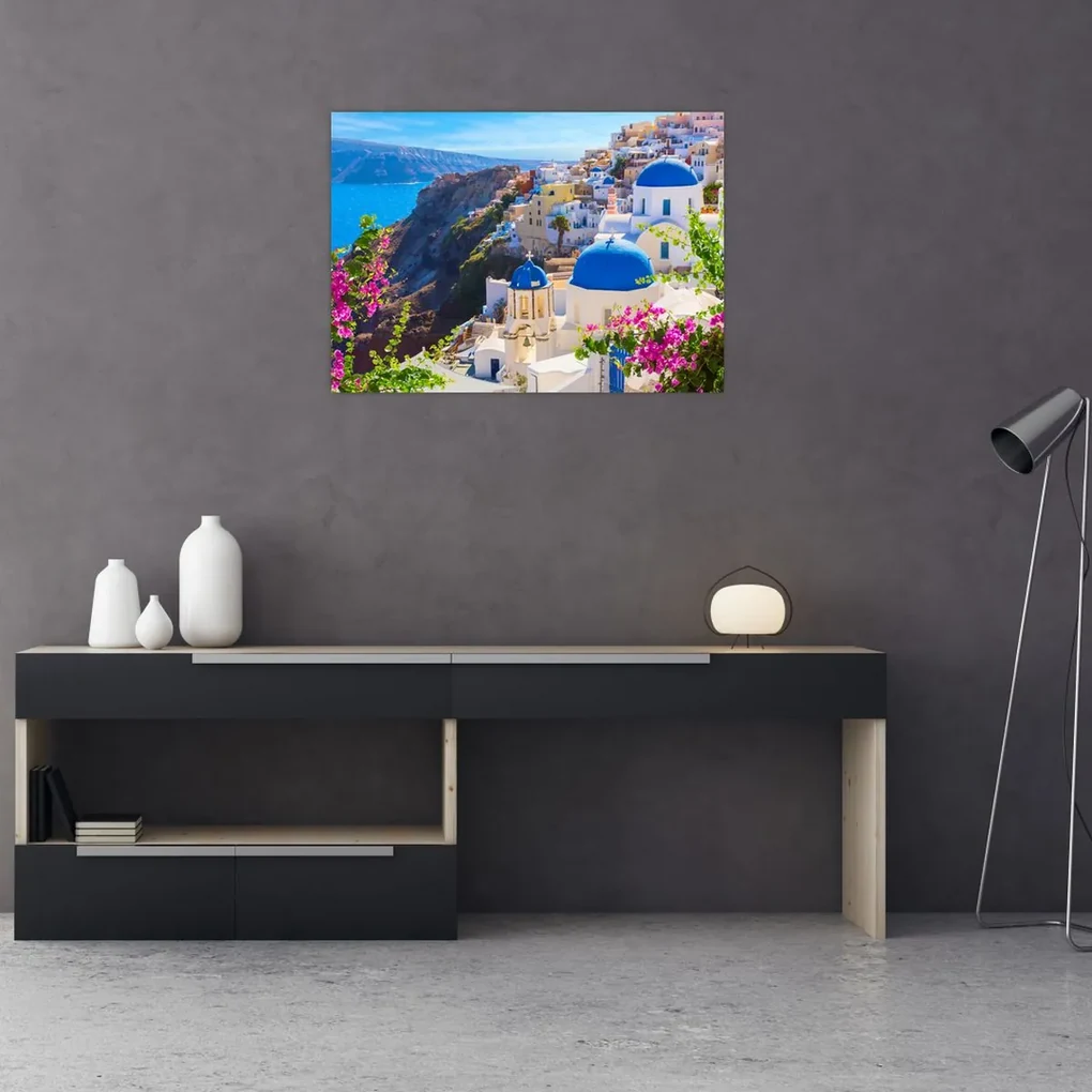 Obraz - Santorini, Grécko (70x50 cm)