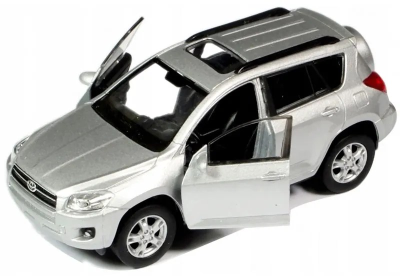 008805 Kovový model auta - Nex 1:34 - Toyota RAV 4 Strieborná