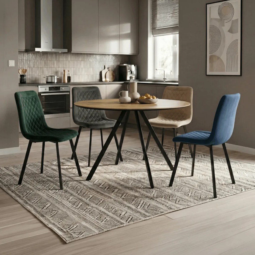 Jedálenská stolička DCL-973 BLUE4 Farba: Modrá