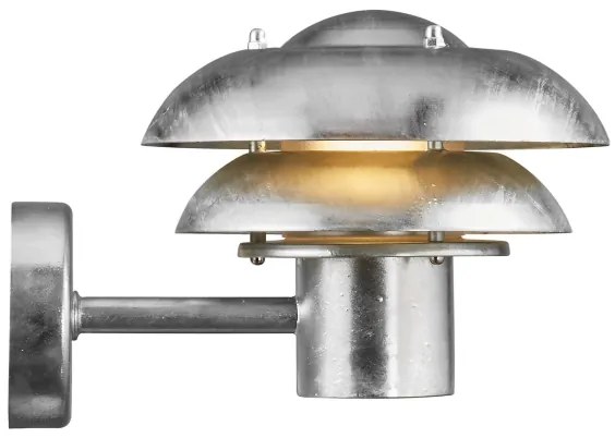 Nordlux - Vonkajšie nástenné svietidlo KURNOS 1xE14/12W/230V IP54 matný chróm