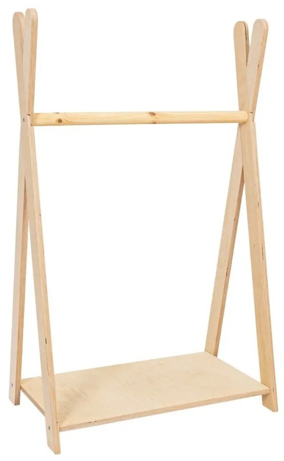 Detský vešiak v dekore borovice v prírodnej farbe 60x97 cm Montessori – Meowbaby