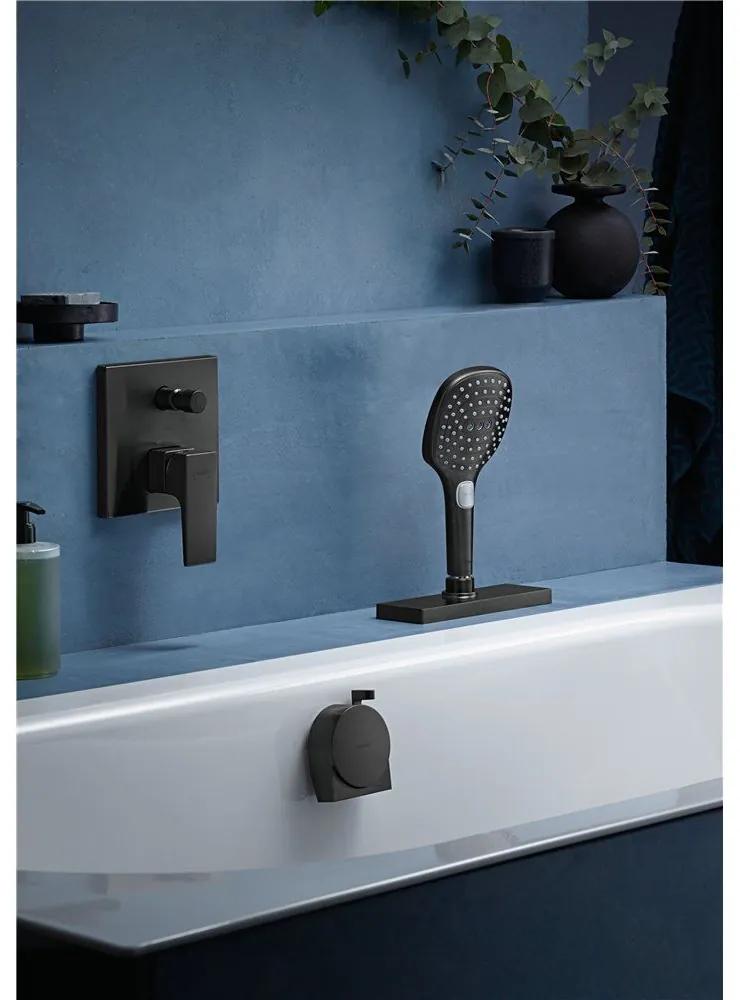 HANSGROHE Raindance Select E ručná sprcha 3jet, 120 x 120 mm, kartáčovaný čierny chróm, 26520340