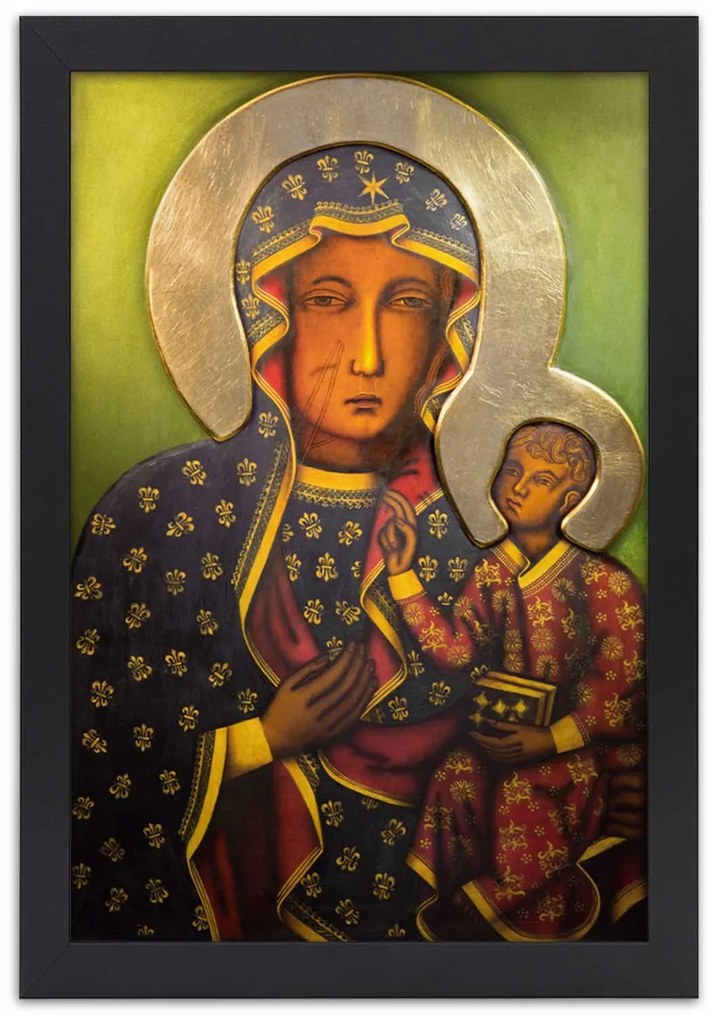 Gario Plagát Matka Božia Čenstochovská Farba rámu: Bez rámu, Rozmery: 70 x 100 cm
