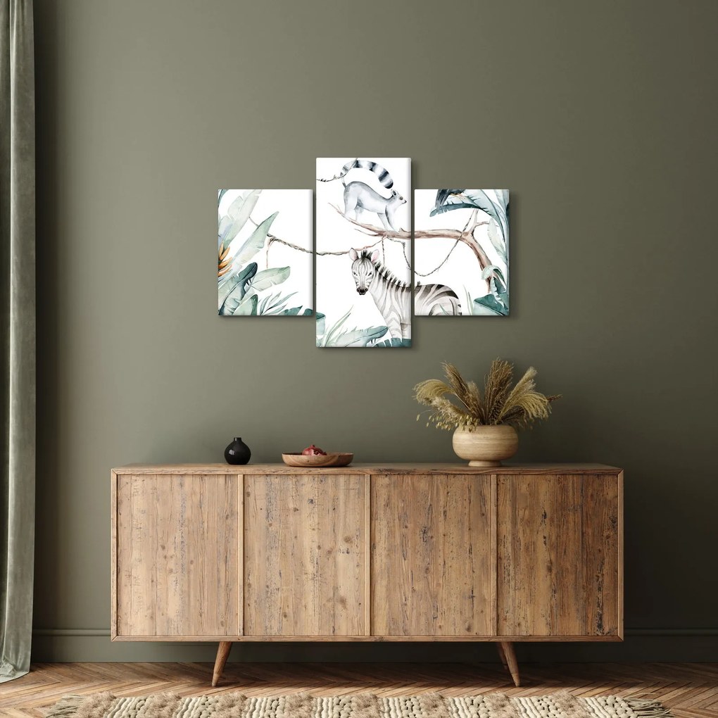 Obraz - Exotické zvieratká (90x60 cm)