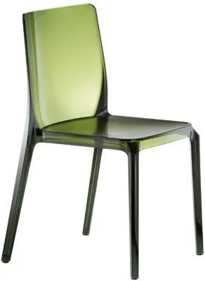 Židle Blitz 640, transparentní zelená Blitz640TRG Pedrali