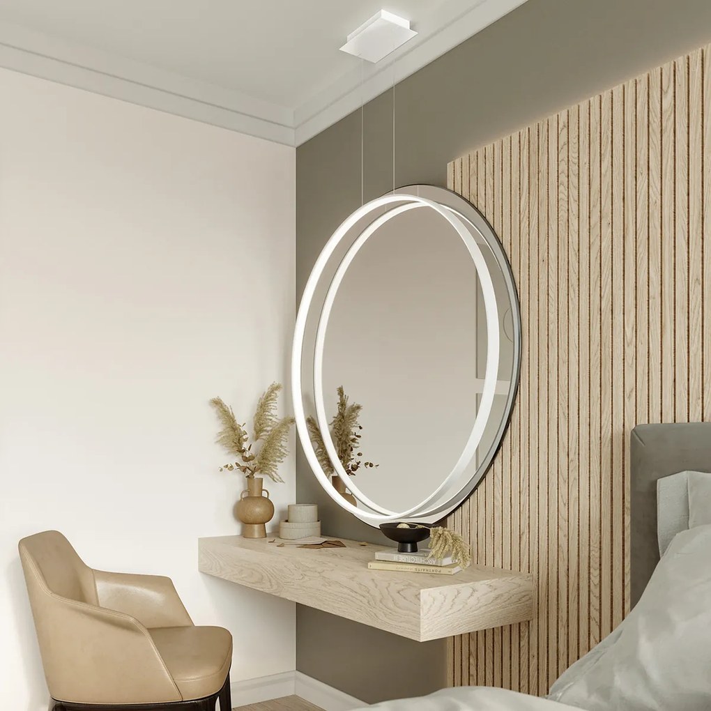 Závesné LED svietidlo Rio 110, 1x LED 70w, 3000k, w