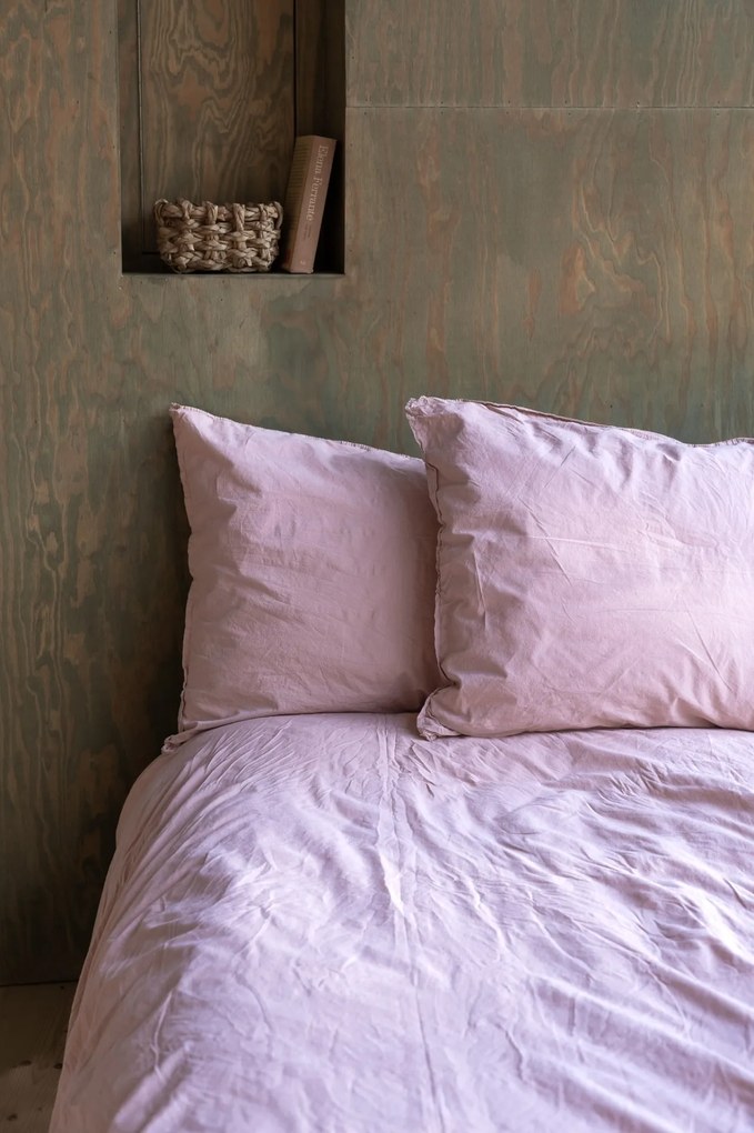 Storefactory Obliečky z organickej bavlny Crinkle Creamy Violet 150 × 210 cm