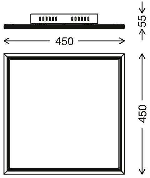 Telefunken 300906TF -LED Stmievateľný panel LED/24W/230V + DO 3000-6000K