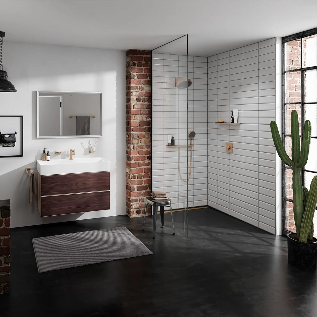 Hansgrohe ShowerSelect Comfort E, termostat pod omietku pre 2 spotrebiče, kartáčovaný bronz, HAN-15572140