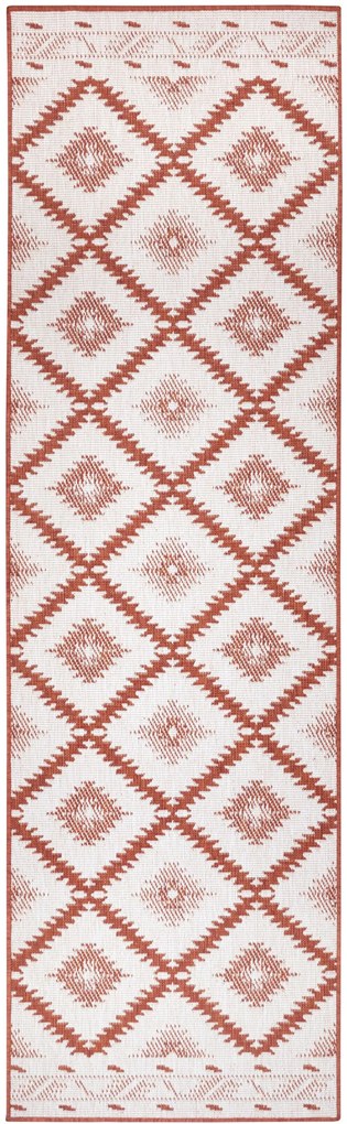 NORTHRUGS - Hanse Home koberce Kusový koberec Twin Supreme 105457 Malibu Cayenne – na von aj na doma - 80x350 cm