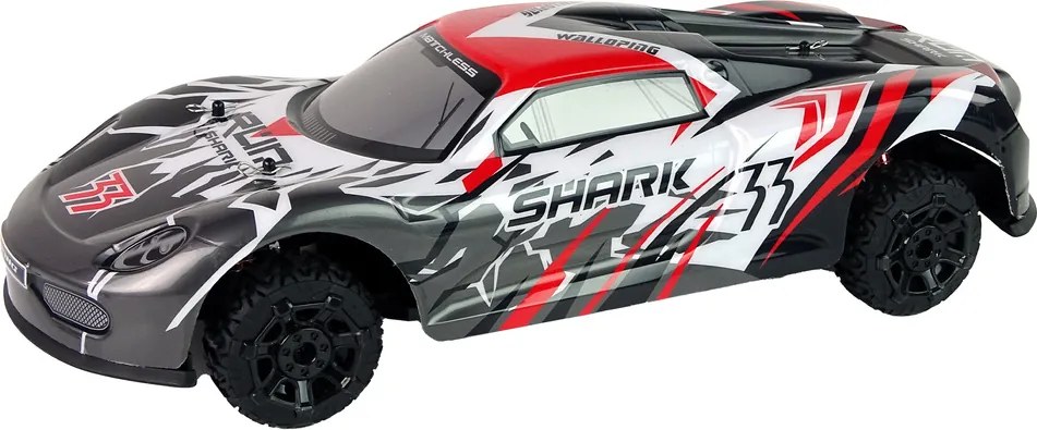 LEAN Toys Športové auto R/C 1:8 sivé biele