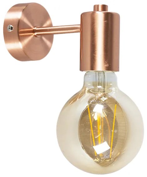 Inteligentná nástenná lampa Art Deco medená vrátane žiarovky G95 WiFi - Facil