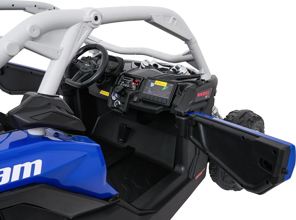 Ramiz Elektrická bugina Maverick Turbo RR pre deti modro-sivá + kolesá
