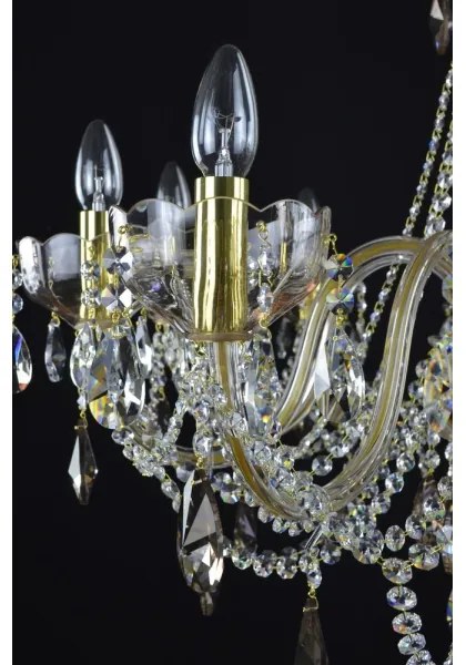 Wranovsky JWZ121102100 - Krištáľový luster na reťazi ZENITH 10xE14/40W/230V