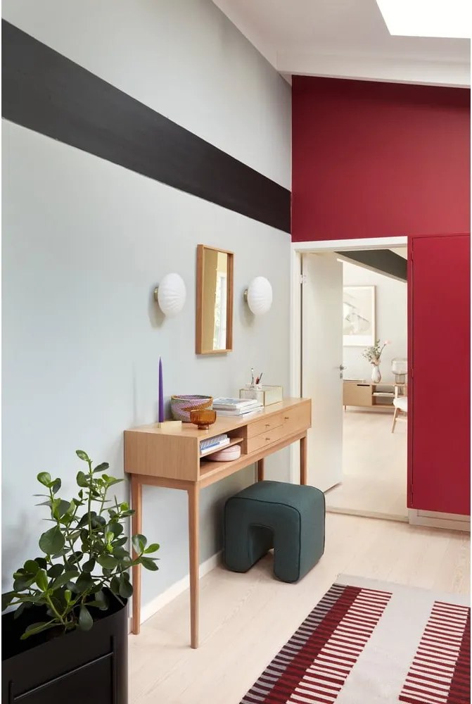 Biele nástenné svietidlo Kumu – Hübsch