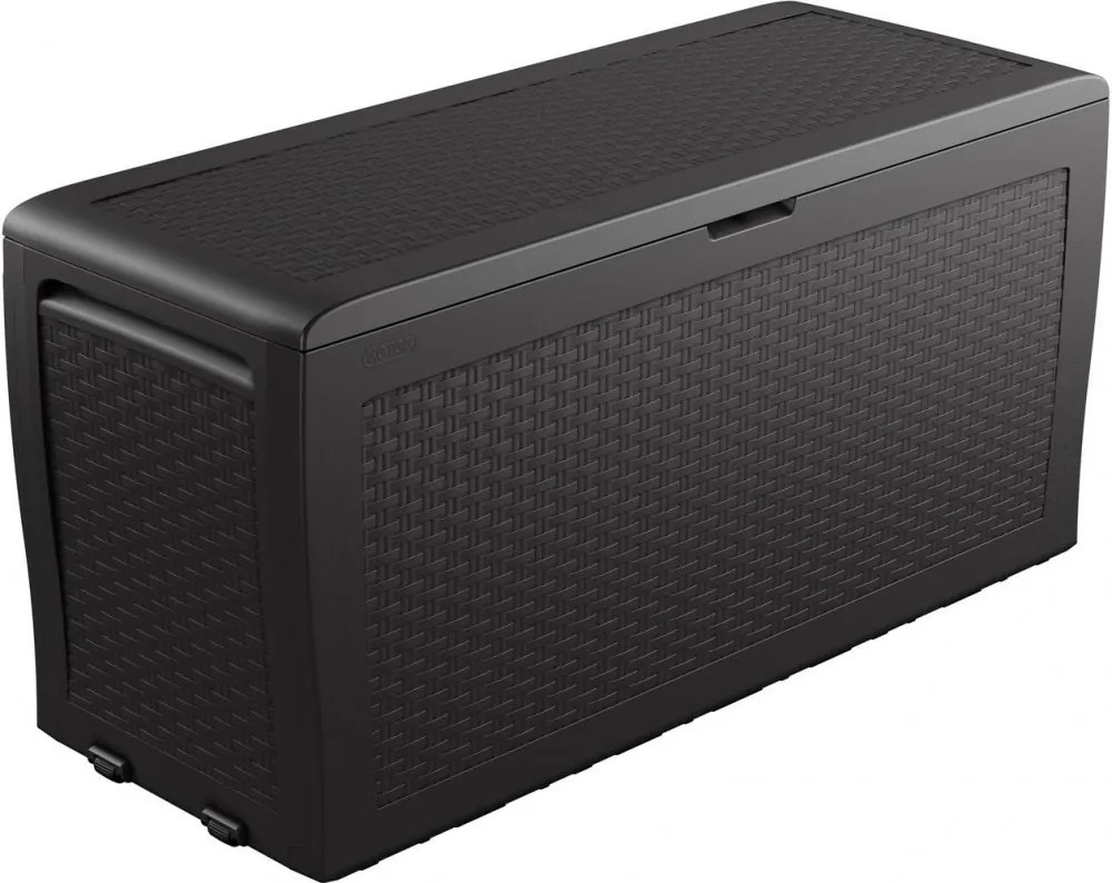 Záhradný box Samoa Rattan Box 270L grafitový