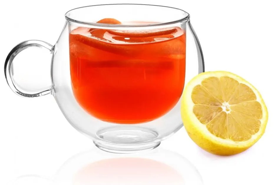 Dvojstenný hrnček Vialli Design Amo, 220 ml