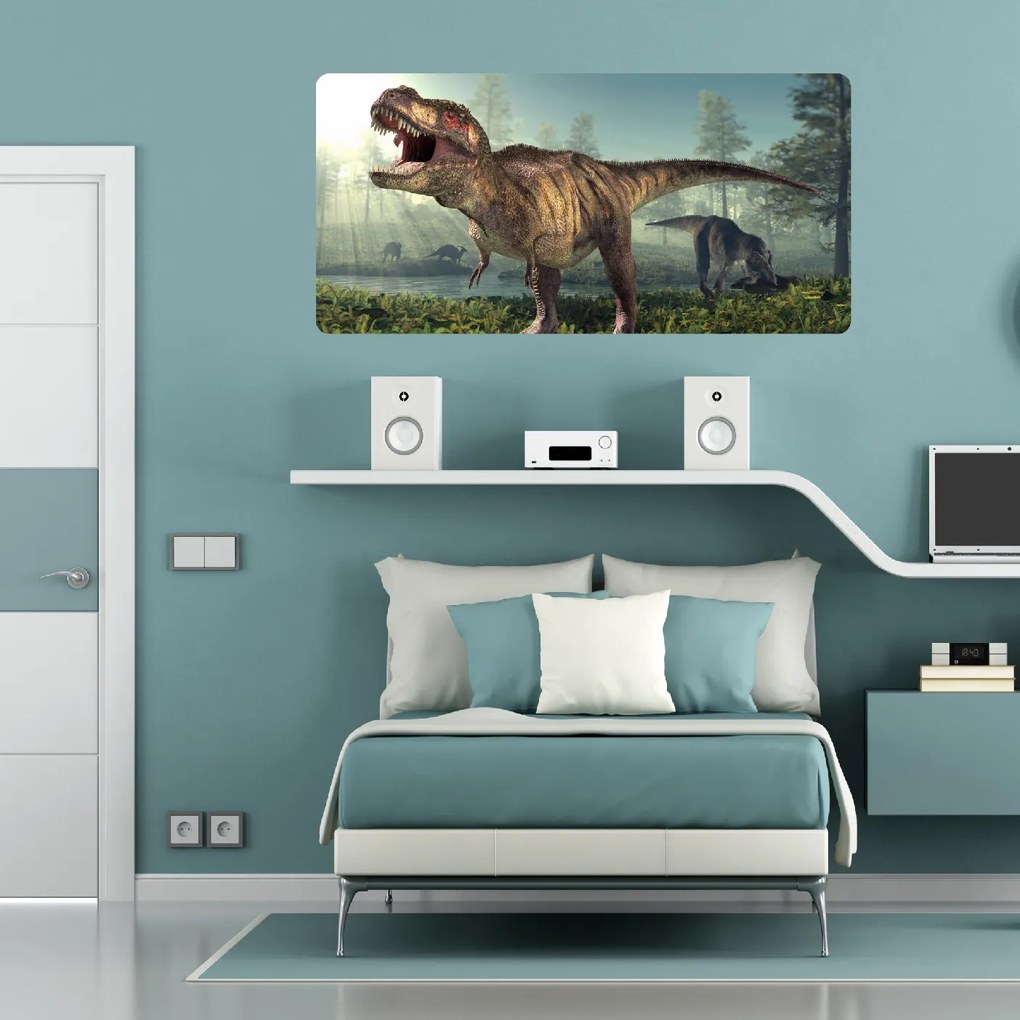 PIPPER. Samolepiaca textilná tapeta - T-Rex