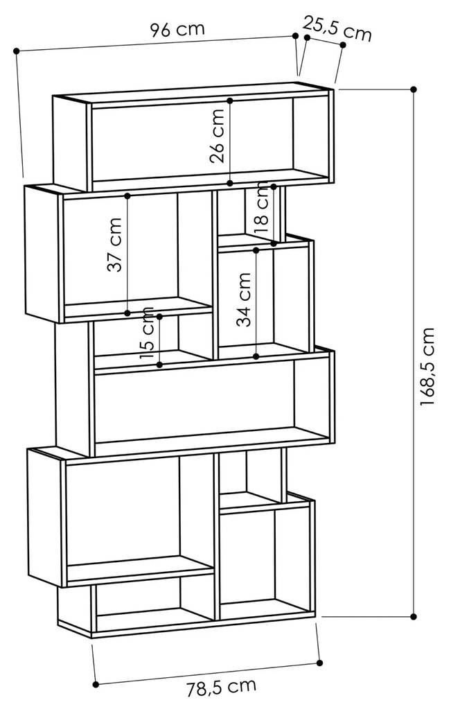 Knižnica Houseland KARMATO pieskovec