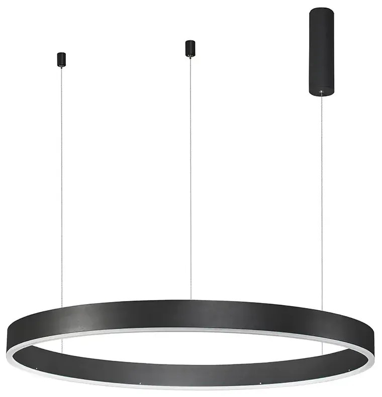 LED luster Motif 100 čierne stmievateľné