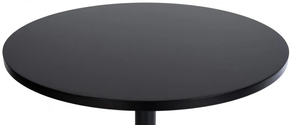 Barový stôl okrúhly DS25199, čierny / rám čierny - v108 x Ø60 cm