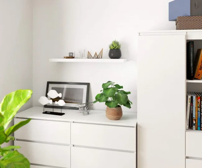 Polica PS-4 80 cm, biela
