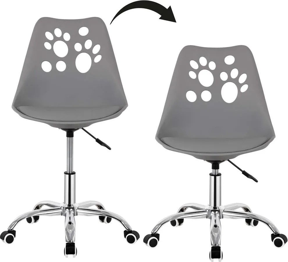 Otočná kancelárska stolička Springos HF0041 - sivá