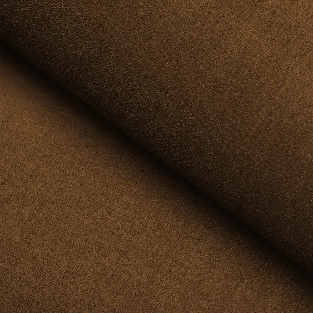 Biante Okrúhly obrus/imitácia brúsenej kože Alcantara ALC-017 Hnedý hrdzavý Ø 50 cm