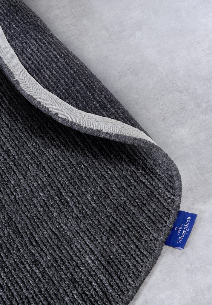 Kusový koberec Villeroy & Boch 106051 Anthracite ovál, 160x230 ovál, šedá, obývacia izba, Villeroy & Boch