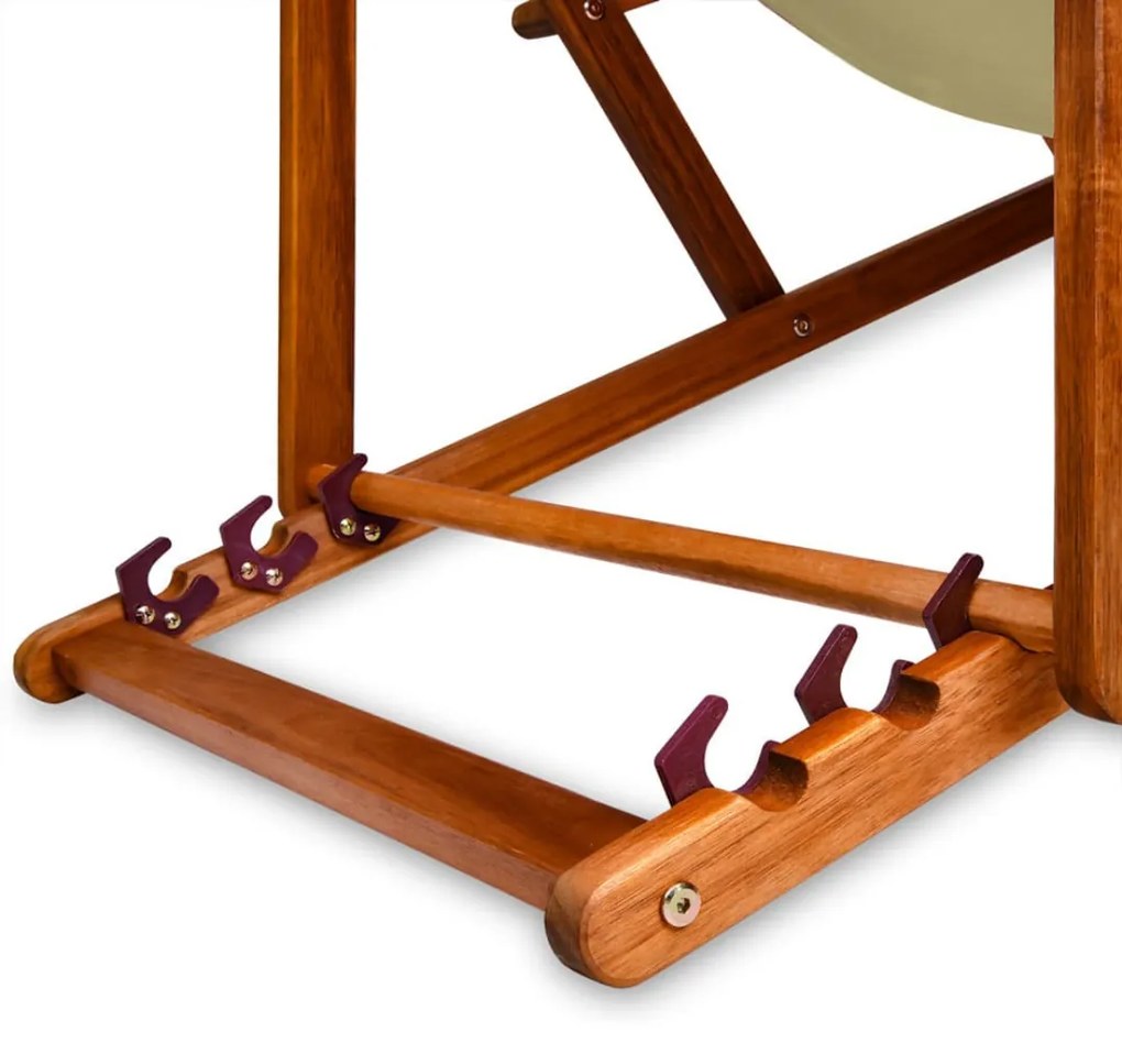 Záhradné lehátko SIENA, 65x87x102cm, bežová Jurhan