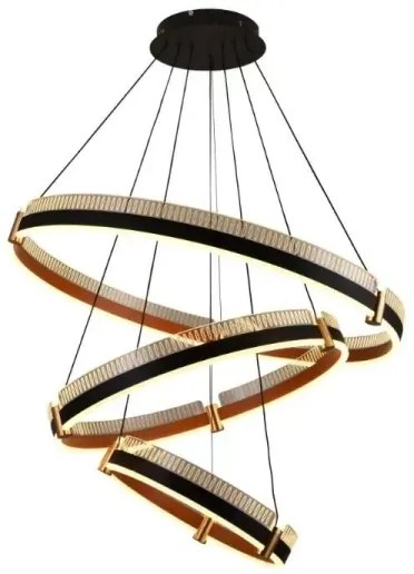 LED Stmievateľný luster na lanku LED/240W/230V 3000-6500K + diaľkové ovládanie