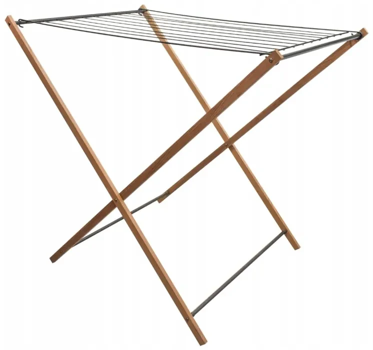 Erga Aurora Strong, drevený vešiak na sušenie bielizne 97,5x69,5x90 cm na postavenie, hnedá-čierna, ERG-SEP-1002SEPSULUNA