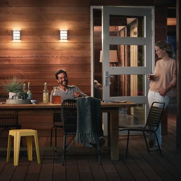 Philips 17323/47/16 - Vonkajšie nástenné svietidlo PYTHON LED/6W/230V IP44