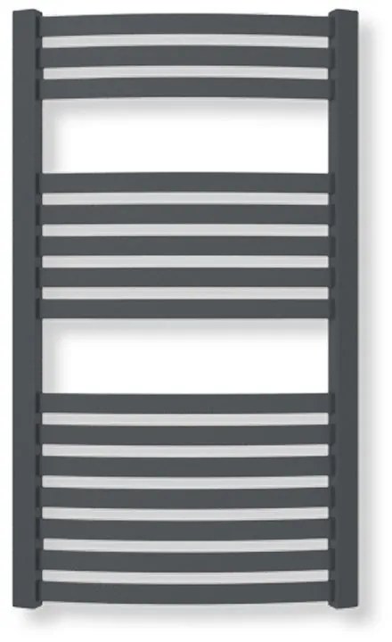 Terma Dexter 860x500 vodný/elektrický radiátor Metallic Black SX