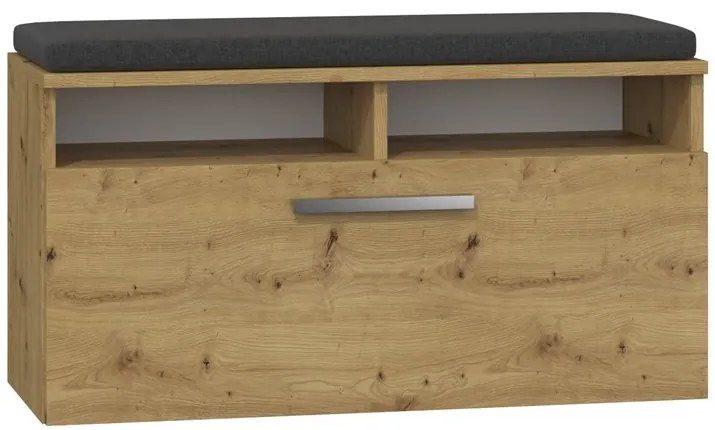 Botník (skrinka na topánky) Reclemos 1 (dub artisan). Akcia -19%. Vlastná spoľahlivá doprava až k Vám domov. 1132592