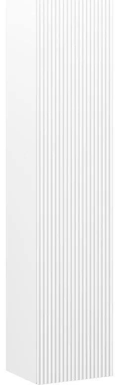 Mexen Rivel, kúpeľňový podstavec 35 cm, 1 dvierka, drážkovaný, biely matný - 91A21-03016-1-BF01