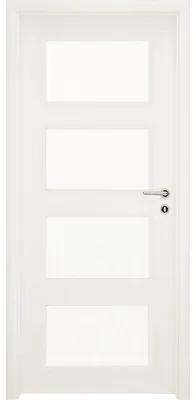 Interiérové dvere Colorado 5 presklené 80 P, biele