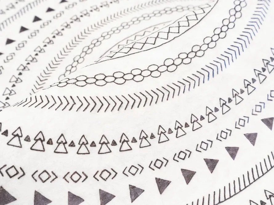 TZ Okrúhly vzorovaný koberec Tina Rozmer: 120 cm