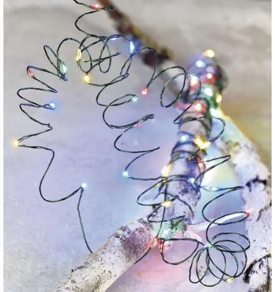 LED Vianočná vonkajšia reťaz 150xLED/20m IP44 multicolor