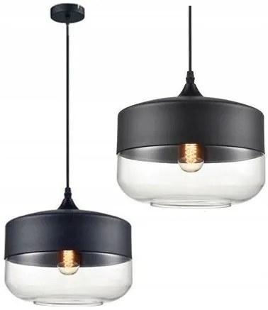 Toolight - Závesné svietidlo Zenit D, APP021-1CP, čierna, OSW-00129