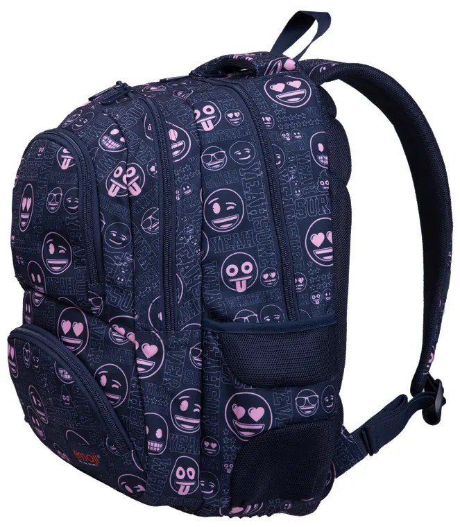 Školský batoh štvorkomorový ST.RIGHT Emoji