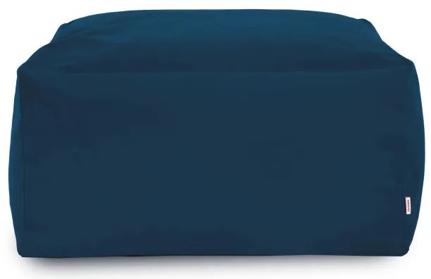 Plyšová taburetka kocka granátová