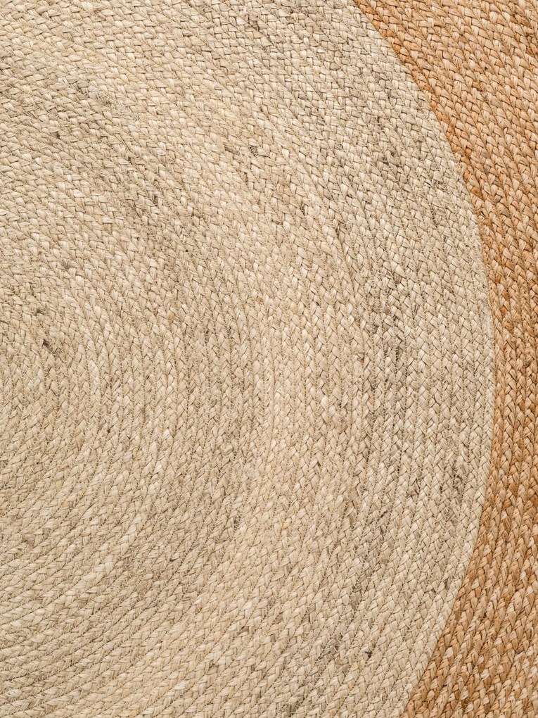 Hanse Home, Kusový koberec Looma 106225 Natur Ivory/Gold kruh, 200x200 (priemer) kruh, béžová, chodba / predsieň