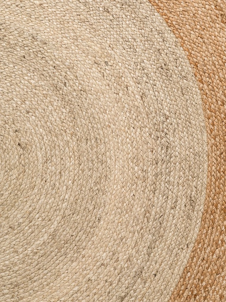 Kusový koberec Jutta 106225 Natur Ivory/Gold kruh, 120x120 (priemer) kruh, béžová, chodba / predsieň, Hanse Home