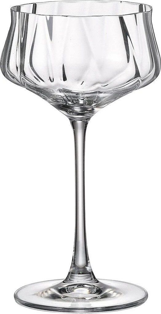 Crystal Bohemia Cettia optic poháre na martini 300 ml 6 ks
