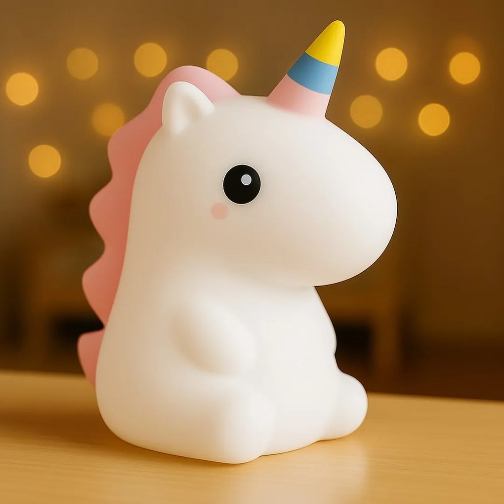 Detská lampa Unicorn, 1w, 3000k, RGB