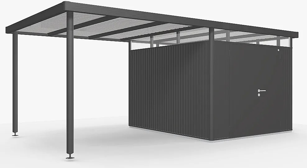 Biohort Záhradný domček BIOHORT HighLine DUO H5 275 x 315 (tmavo sivá metalíza)
